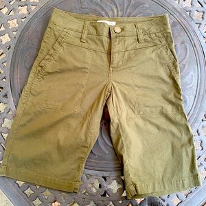Army Green Cabi size 2 Bermuda Shorts